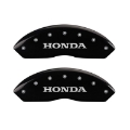 Picture of MGP 4 Caliper Covers Engraved Front Honda Engraved Rear Crosstour Black finish silver ch