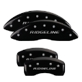 Picture of MGP 4 Caliper Covers Engraved Front & Rear i-Vtec Black finish silver ch