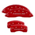 Picture of MGP 4 Caliper Covers Engraved Front & Rear i-Vtec Red finish silver ch