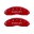 Picture of MGP 4 Caliper Covers Engraved Front Shelby Engraved Rear Tiffany Snake Red finish silver ch