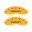 Picture of MGP 4 Caliper Covers Engraved Front Shelby Engraved Rear Tiffany Snake Yellow finish black ch