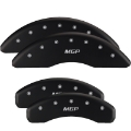Picture of MGP 4 Caliper Covers Engraved Front & Rear MGP Red finish silver ch