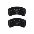 Picture of MGP 4 Caliper Covers Engraved Front & Rear Oval logo-Ford Black finish silver ch