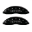Picture of MGP 4 Caliper Covers Engraved Front & Rear Raptor Black finish silver ch