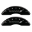 Picture of MGP 4 Caliper Covers Engraved Front & Rear With stripes-Dodge Black finish silver ch