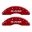 Picture of MGP 4 Caliper Covers Engraved Front & Rear RAM Red finish silver ch