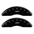 Picture of MGP 4 Caliper Covers Engraved Front & Rear MGP Black finish silver ch