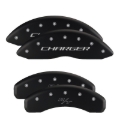Picture of MGP 4 Caliper Covers Engraved Front & Rear Oval logo-Ford Yellow finish black ch