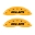Picture of MGP 4 Caliper Covers Engraved Front & Rear SHO Yellow finish black ch