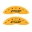 Picture of MGP 4 Caliper Covers Engraved Front & Rear Gen 5-RS Yellow finish black ch