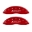 Picture of MGP 4 Caliper Covers Engraved Front & Rear Gen 5-SS Red finish silver ch