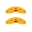Picture of MGP 4 Caliper Covers Engraved Front & Rear MGP Yellow finish black ch