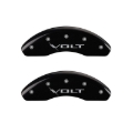 Picture of MGP 4 Caliper Covers Engraved Front & Rear Volt Black finish silver ch