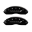 Picture of MGP 4 Caliper Covers Engraved Front & Rear With stripes-Dodge Black finish silver ch