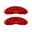 Picture of MGP 4 Caliper Covers Engraved Front & Rear Style 2-Chrysler Wing Red finish silver ch
