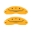 Picture of MGP 4 Caliper Covers Engraved Front & Rear Style 2-Chrysler Wing Yellow finish black ch