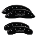 Picture of MGP Front set 2 Caliper Covers Engraved Front Cruze Yellow finish black ch