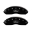 Picture of MGP Front set 2 Caliper Covers Engraved Front Oval logo-Ford Black finish silver ch