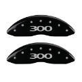 Picture of MGP 4 Caliper Covers Engraved Front & Rear 300 Black finish silver ch