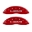 Picture of MGP 4 Caliper Covers Engraved Front & Rear Hemi Red finish silver ch