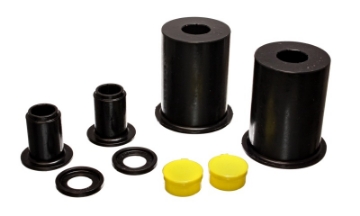 Picture of Energy Suspension 05-13 Ford Mustang Black Front Lower Control Arm Bushings Must reuse outer metal