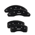 Picture of MGP 4 Caliper Covers Engraved Front & Rear MGP Red finish silver ch