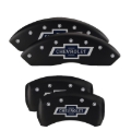 Picture of MGP 4 Caliper Covers Engraved Front & Rear RAM Red finish silver ch