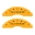 Picture of MGP 4 Caliper Covers Engraved Front & Rear Silverado Yellow finish black ch