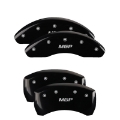 Picture of MGP 4 Caliper Covers Engraved Front & Rear MGP Black finish silver ch