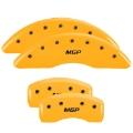 Picture of MGP 4 Caliper Covers Engraved Front & Rear MGP Black finish silver ch