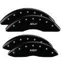 Picture of MGP 4 Caliper Covers Engraved Front & Rear MGP Black finish silver ch