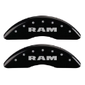 Picture of MGP 4 Caliper Covers Engraved Front & Rear RAM Black finish silver ch
