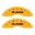 Picture of MGP 4 Caliper Covers Engraved Front & Rear RAM Yellow finish black ch