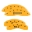 Picture of MGP 4 Caliper Covers Engraved Front Lincoln Engraved Rear MKT Yellow finish black ch