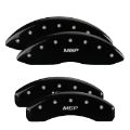 Picture of MGP 4 Caliper Covers Engraved Front & Rear Cruze Yellow finish black ch