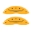 Picture of MGP 4 Caliper Covers Engraved Front & Rear Style 2-Chrysler Wing Yellow finish black ch