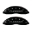 Picture of MGP 4 Caliper Covers Engraved Front Charger Engraved Rear RT Black finish silver ch