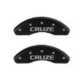 Picture of MGP 4 Caliper Covers Engraved Front & Rear Block-Charger Black finish silver ch