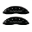 Picture of MGP 4 Caliper Covers Engraved Front & Rear With out stripes-Dodge Black finish silver ch
