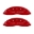Picture of MGP 4 Caliper Covers Engraved Front Block-Challenger Engraved Rear Vintage Style-RT Red fnsh slvr ch