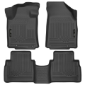 Picture of Husky Liners 2016 Nissan Maxima WeatherBeater Front and Second Row Black Floor Liners