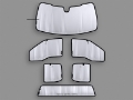 Picture of WeatherTech 2015+ Ford F-150 SuperCab Extended Cab TechShade Full Vehicle Kit