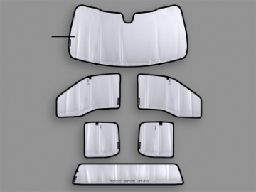 Picture of WeatherTech 2015+ Ford F-150 SuperCab Extended Cab TechShade Full Vehicle Kit