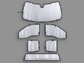 Picture of WeatherTech 2015+ Ford F-150 SuperCab Extended Cab TechShade Full Vehicle Kit