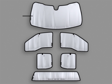 Picture of WeatherTech 2015+ Ford F-150 SuperCab Extended Cab TechShade Full Vehicle Kit