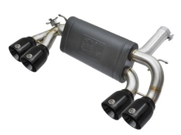 Picture of aFe MACHForce XP 3in - 2 1-2in Axle Back 304SS Exhaust w- Black Tips 16-17 BMW M2 f87