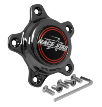 Picture of Race Star 5 Lug Cap Short Plastic Dark Star incl- Medallion & Screws