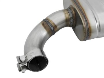 Picture of aFe MACHForce XP 2-5in 409 Stainless Axle Back Exhaust w-Stainless Tips 15-17 Ford Mustang I4-2-3L