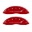 Picture of MGP 4 Caliper Covers Engraved Front & Rear With stripes-Challenger Red finish silver ch