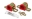 Picture of Energy Suspension 94-97 Honda Accord-Odyssey Red 22mm Front Sway Bar Bushings